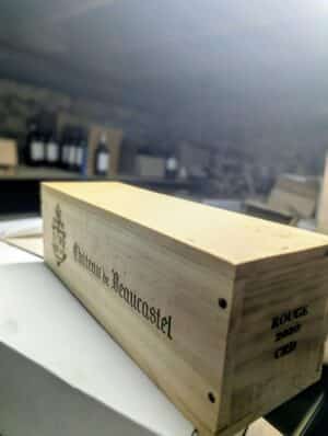Chateauneuf du Pape Beaucastel Coffret bois x1